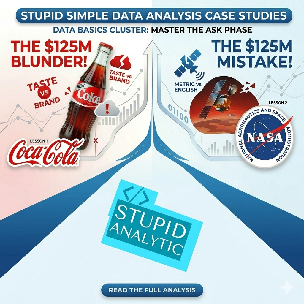 Data Analysis Case Studies: from NASA to Coke
