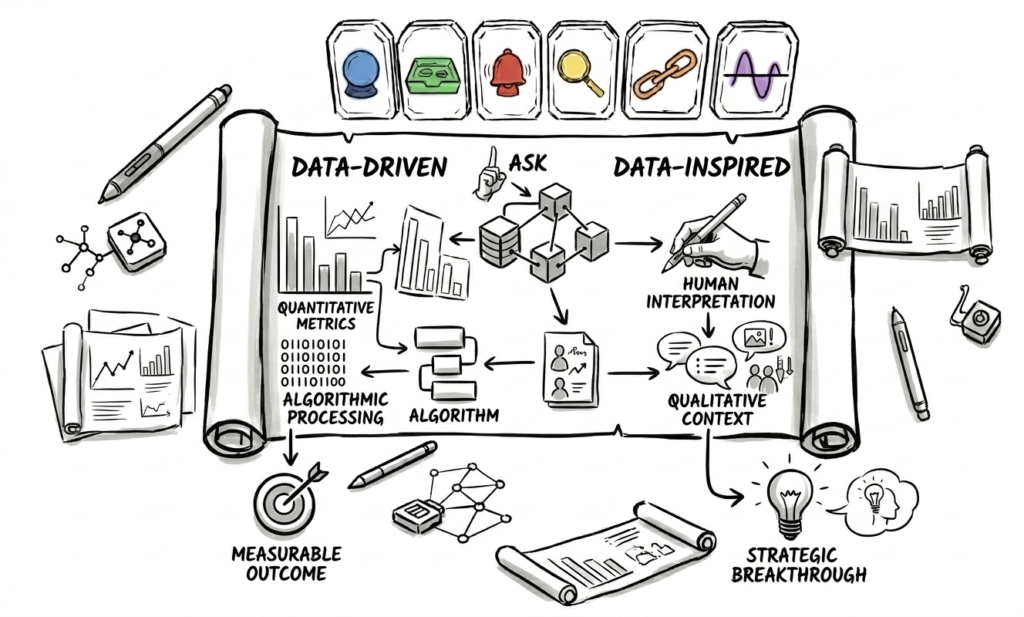 data driven vs data inspired ask